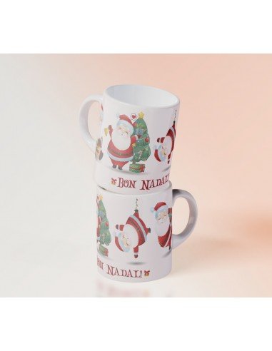 Mug "Merry Christmas".  Microwave and dishwasher resistant. We also customize your text